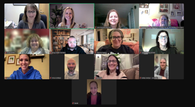 Screenshot for PFAC zoom meeting