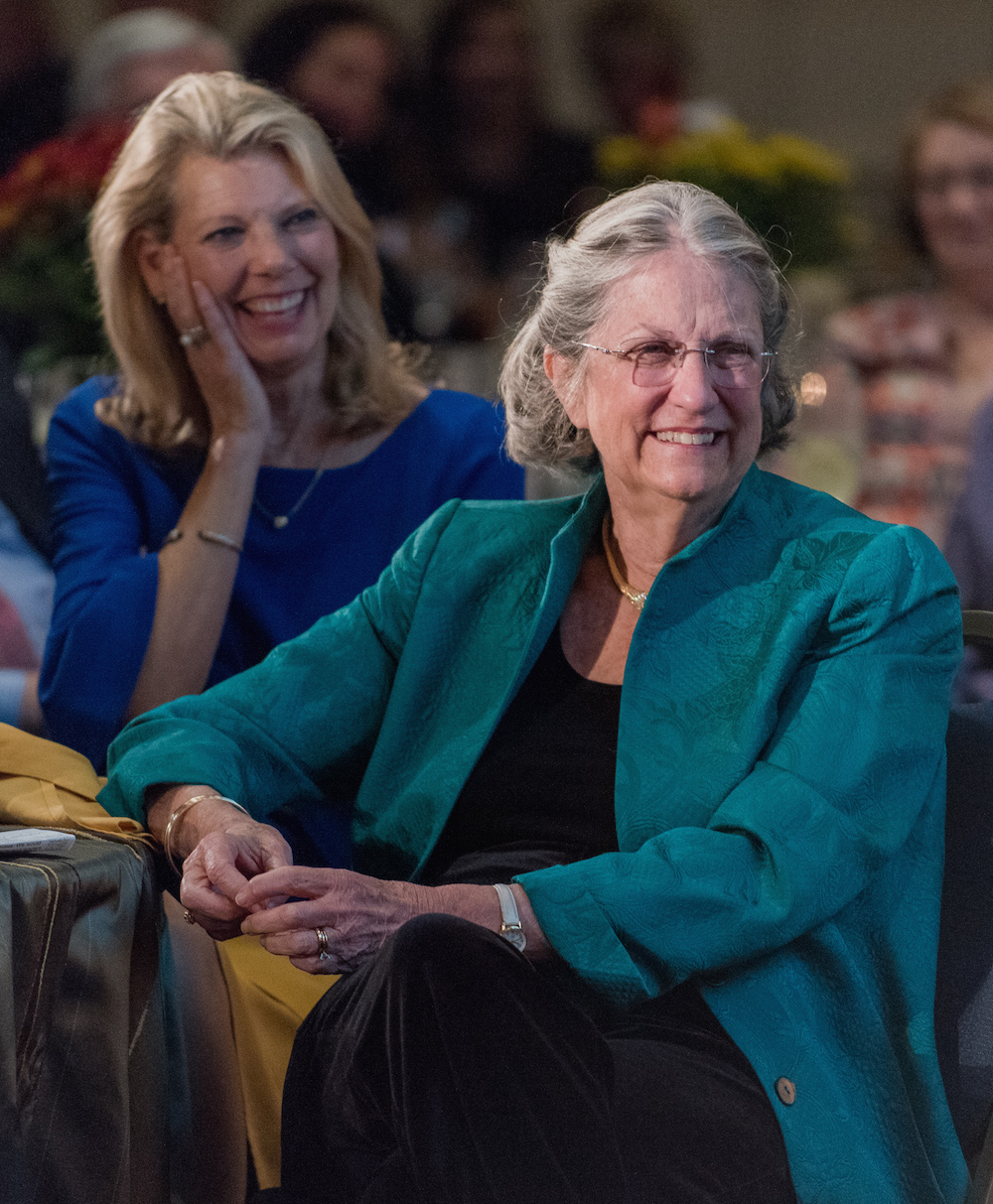 Bev seated at Gala