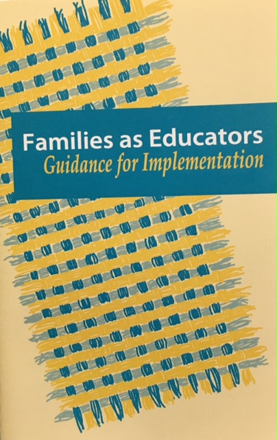 Families as Educators: Guidance for Implementation cover