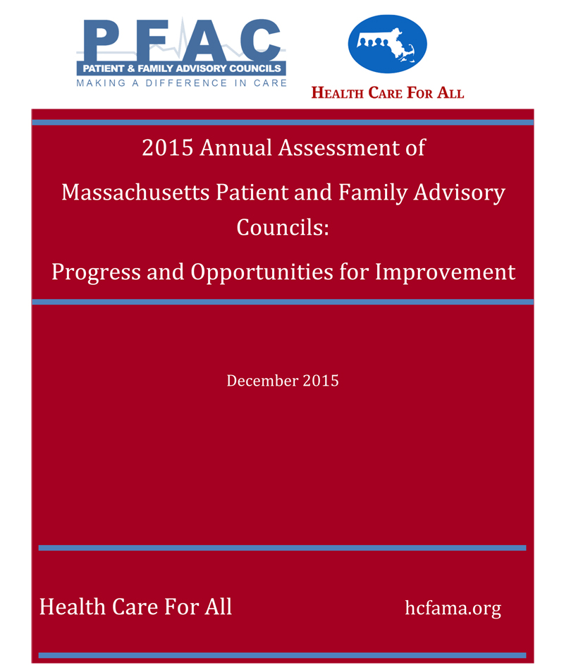 Health Care for All Annual Report cover