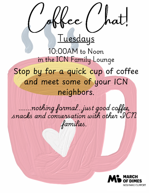 Flyer for Coffee Chats