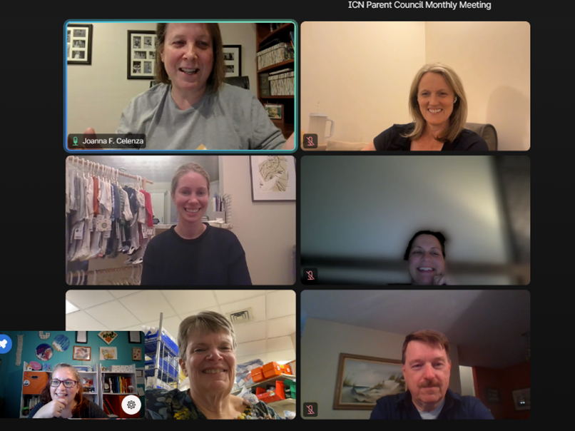 screen shot from a Zoom call