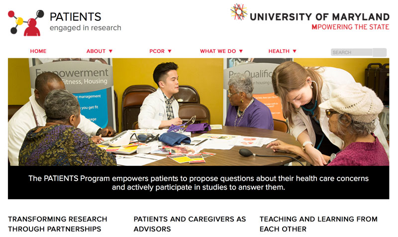 University of Maryland PATIENTS program