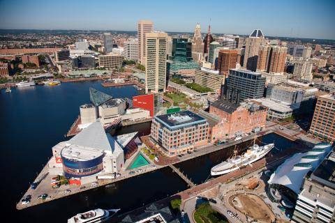 Baltimore Aerial Skyline